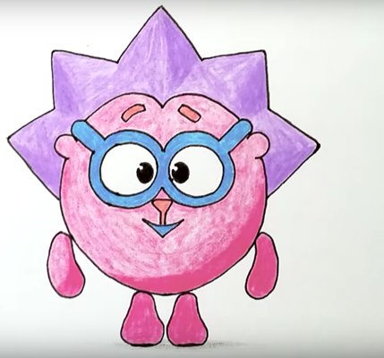 Ежик из смешариков арт