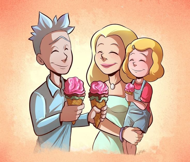 Рик и Морти жена Рика