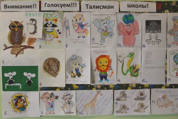 Талисман для школы конкурс