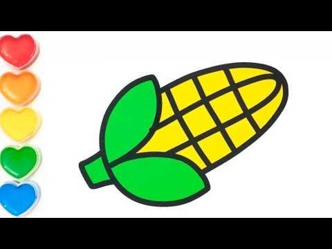 Кукуруза нарисовать легко