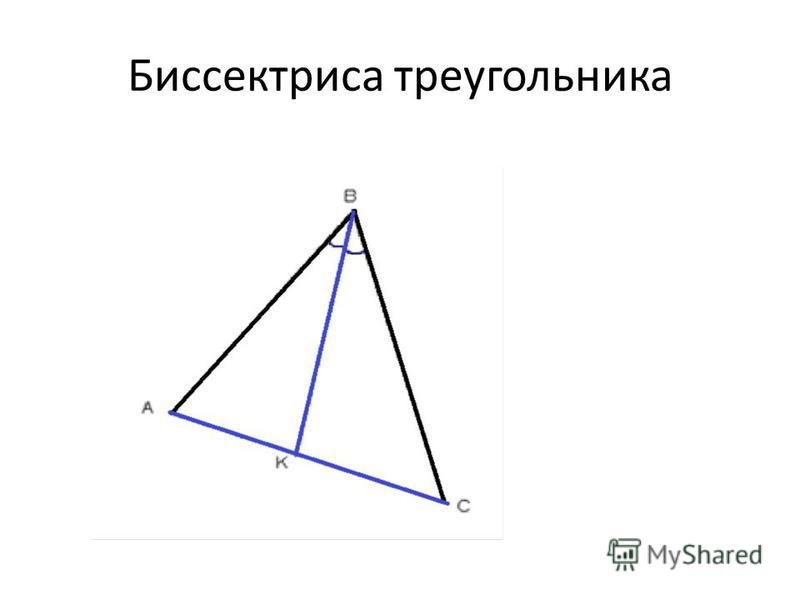 Бессектриса треугольник