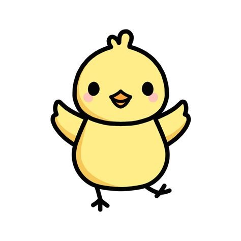 Cute chick Stickers