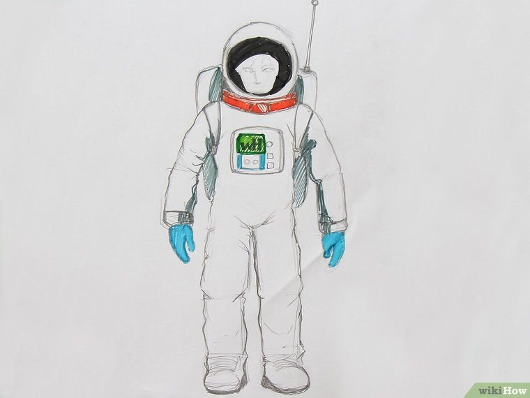 Рисование космонавт