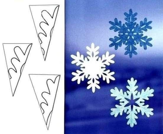Красивые снежинки для вырезания