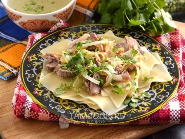 Казахская Национальная кухня бешбармак