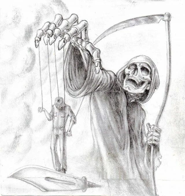 Смерть рисунок