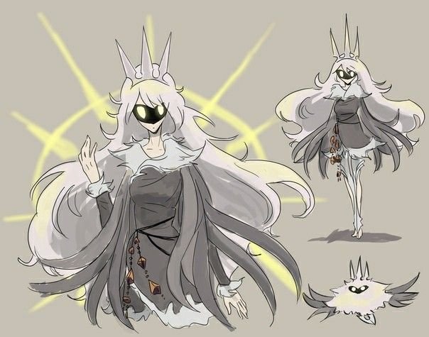 Бледный Король Hollow Knight хуманизация