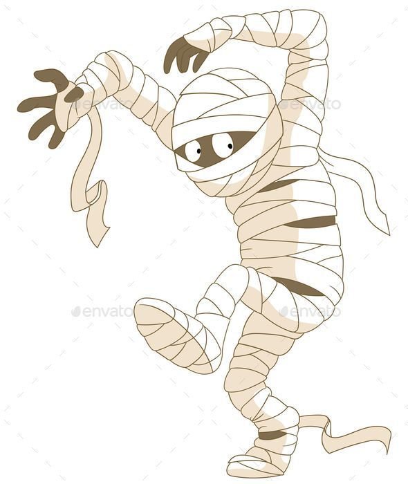 Мумия мультяшный