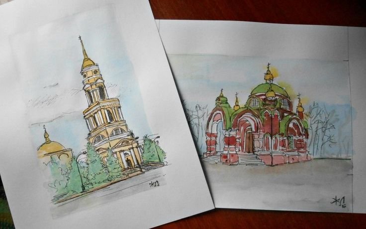 Рисунок на тему памятники архитектуры