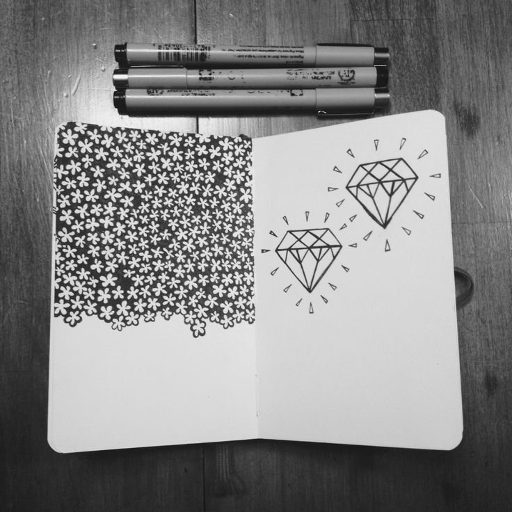 Рисунки для скетчбука лёгкие