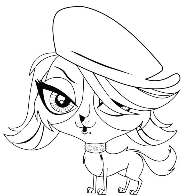 Раскраска Littlest Pet shop