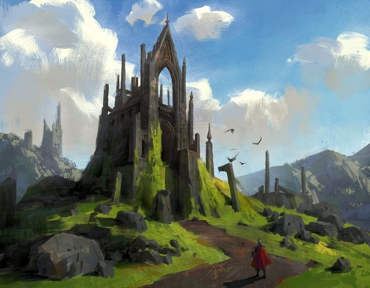 Castle Concept Art замки