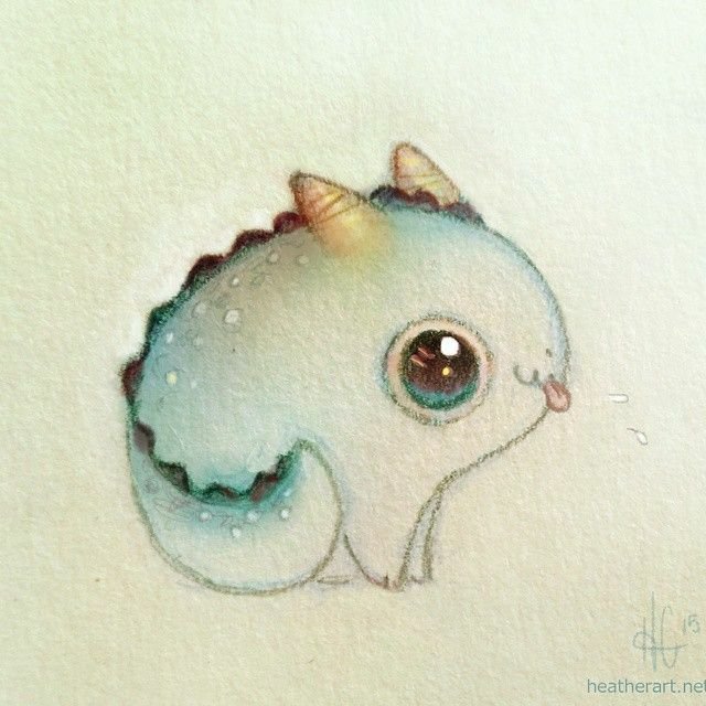 Милые лёгкие рисуночки