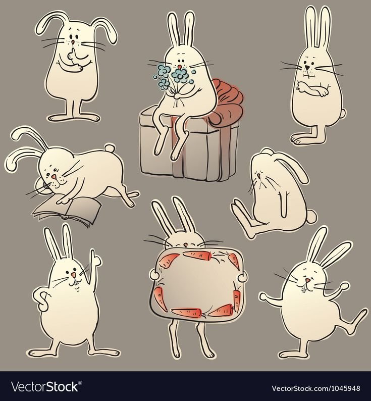 Стилизованный заяц