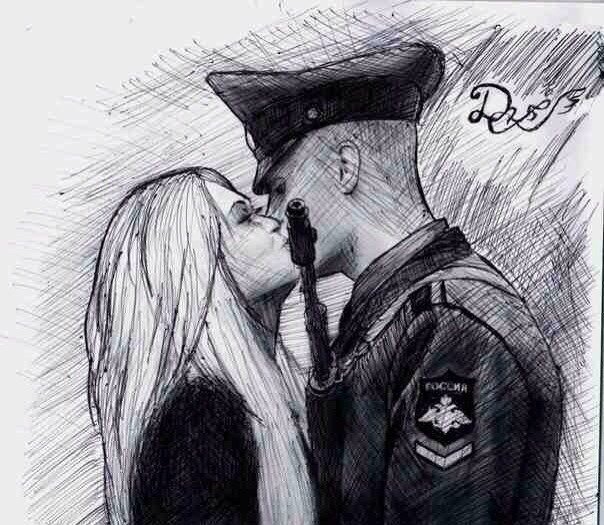 Рисунок солдату