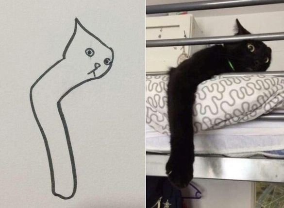 Коты рисунки