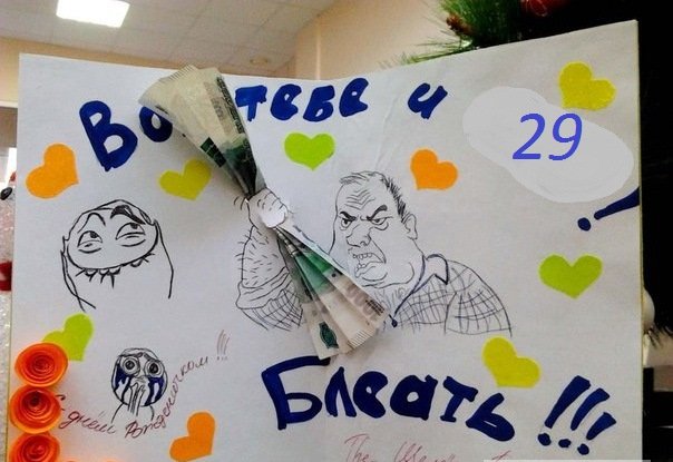 Идеи для плаката на день рождения