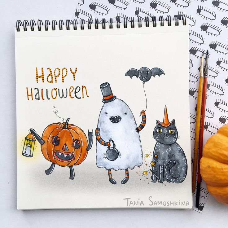 Идеи для рисунков на Хэллоуин