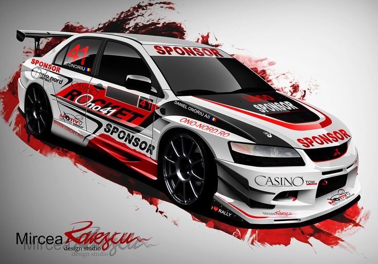 Mitsubishi Lancer EVO 10 винил