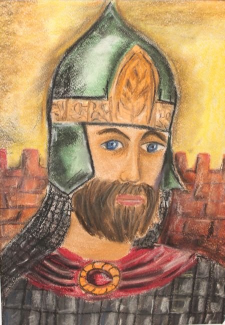 Князь Невский рисунок