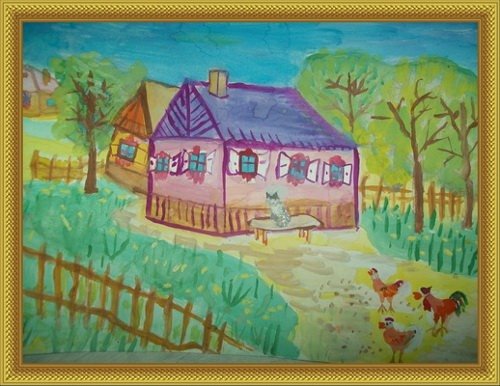 Кубань моя малая Родина рисунок