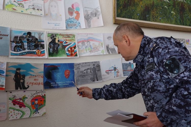 Росгвардия глазами детей рисунки