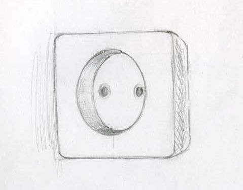 Розетка для рисования