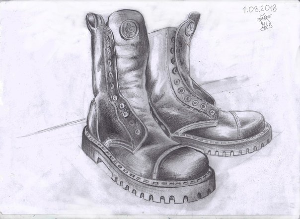 Берцы рисунок