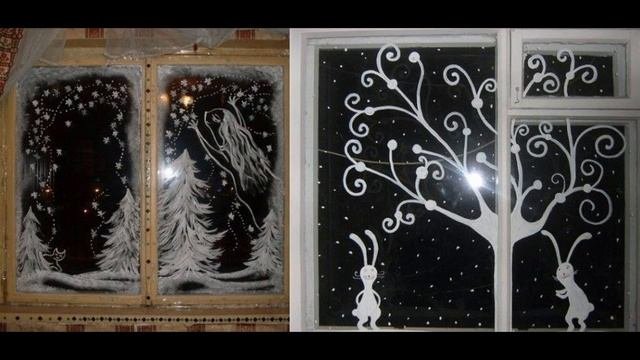 Рисование на окнах