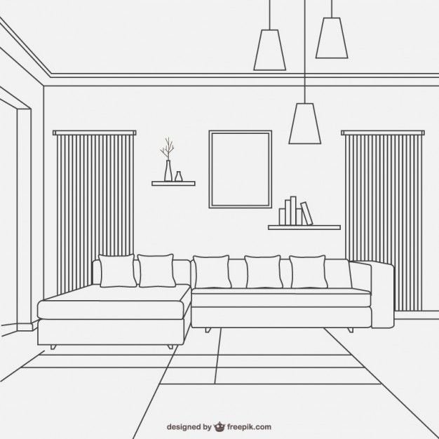 Зарисовки интерьера