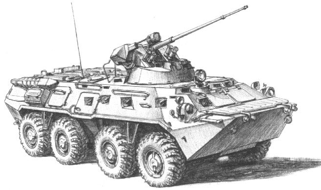БТР 80 базовое шасси