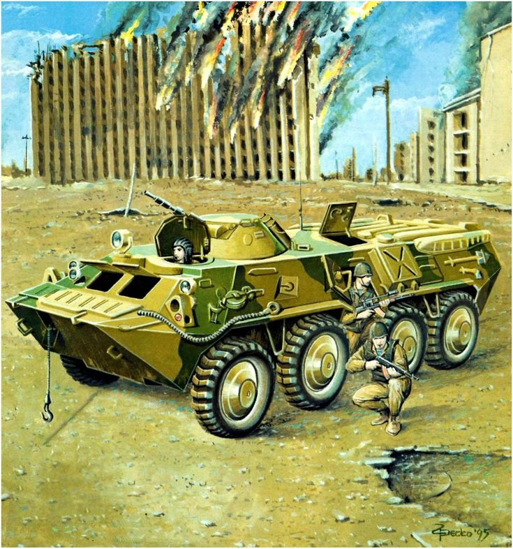 Советский бронетранспортер БТР-80