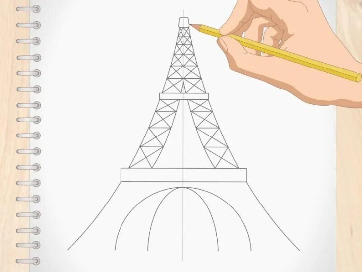Эльфивая башня карандашом для начинающих поэтапно картинки легкие