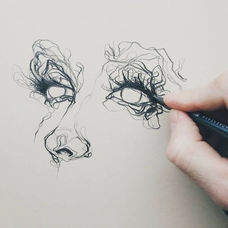 Эскизы карандашом
