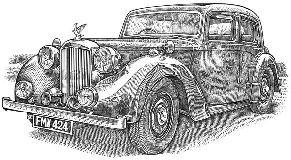 Старинные автомобили Графика