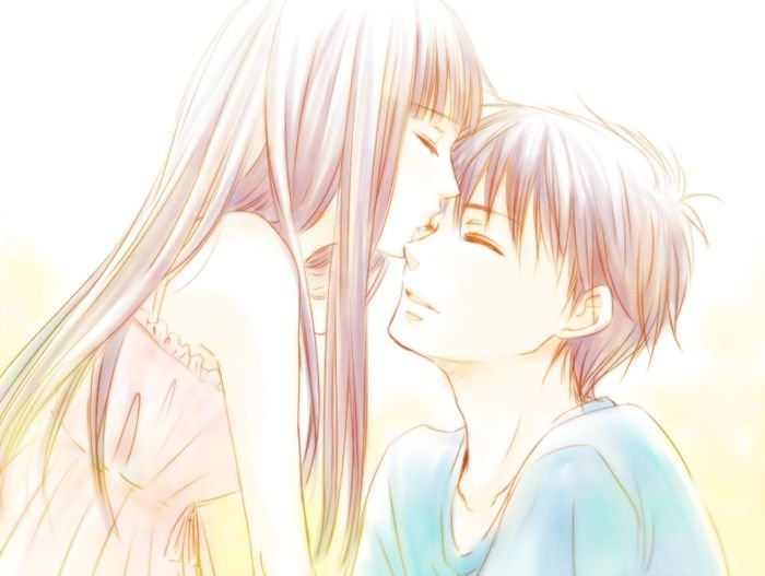 Kimi ni Todoke поцелуй