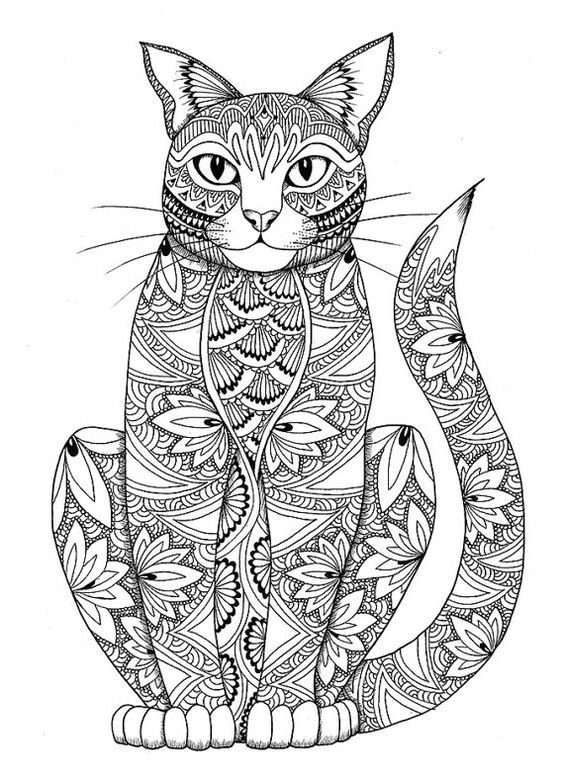 Мандала кошка