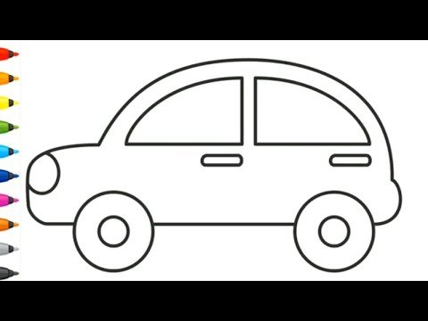 Машинки раскраска для детей
