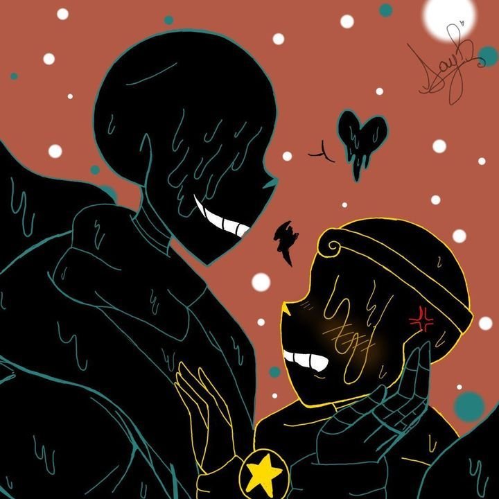 Shattered Dream Sans and Nightmare