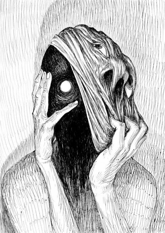 Страшные рисунки для срисовки