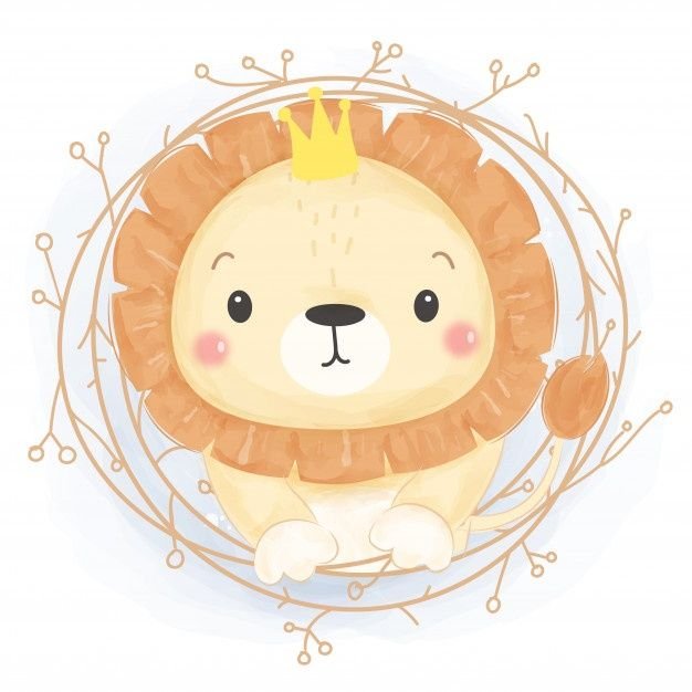Львенок с короной