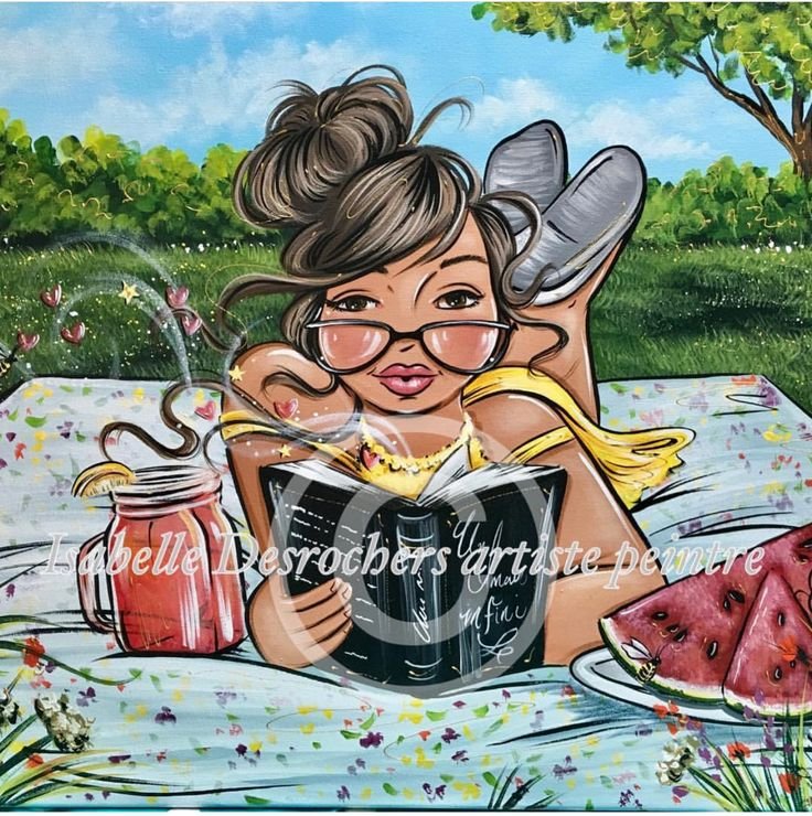 Художник Isabelle Desrochers кофе