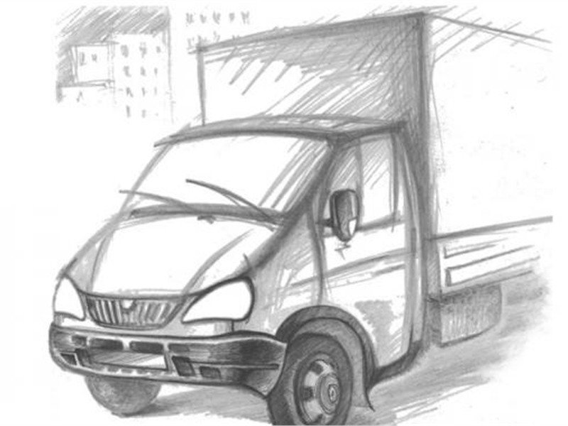 Нарисовать Газель