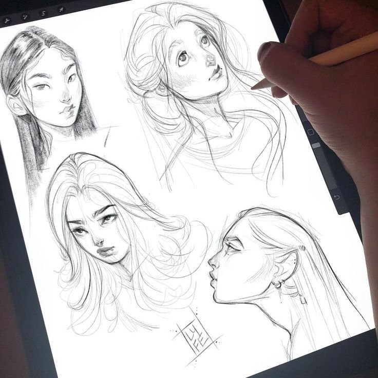 Рисунки для срисовки Procreate