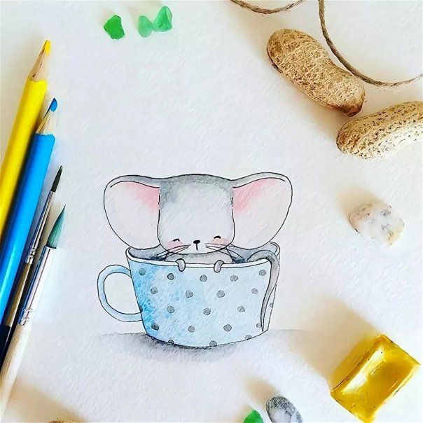 Милые рисунки легкие