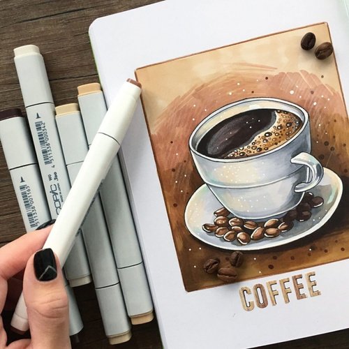 Маркеры для скетчинг