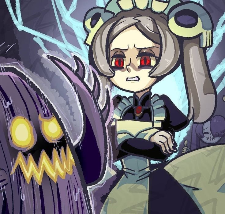 Skullgirls арт Мари