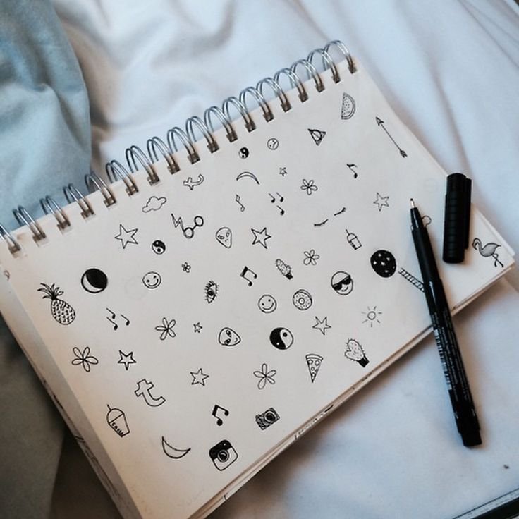 Маленькие рисунки для скетча