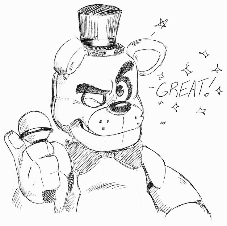 Рисунки FNAF для срисовки