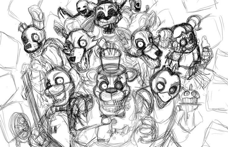Fnaf security breach арты